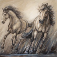 Gallop, Two Horses